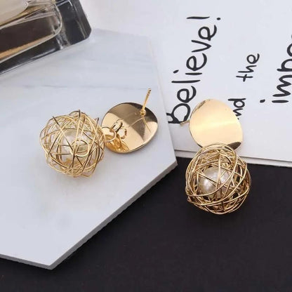 Cage - Drop Earrings For Women and Girls