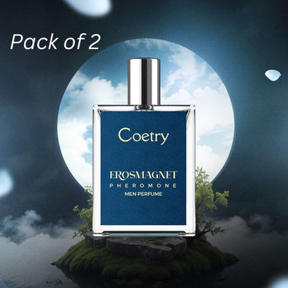 Coetry EROSMAGNET Pheromone Men Perfume 50ML (Pack of 2)