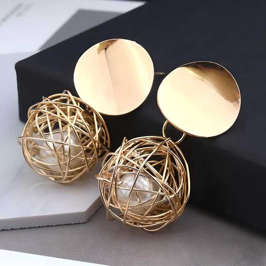 Cage - Drop Earrings For Women and Girls